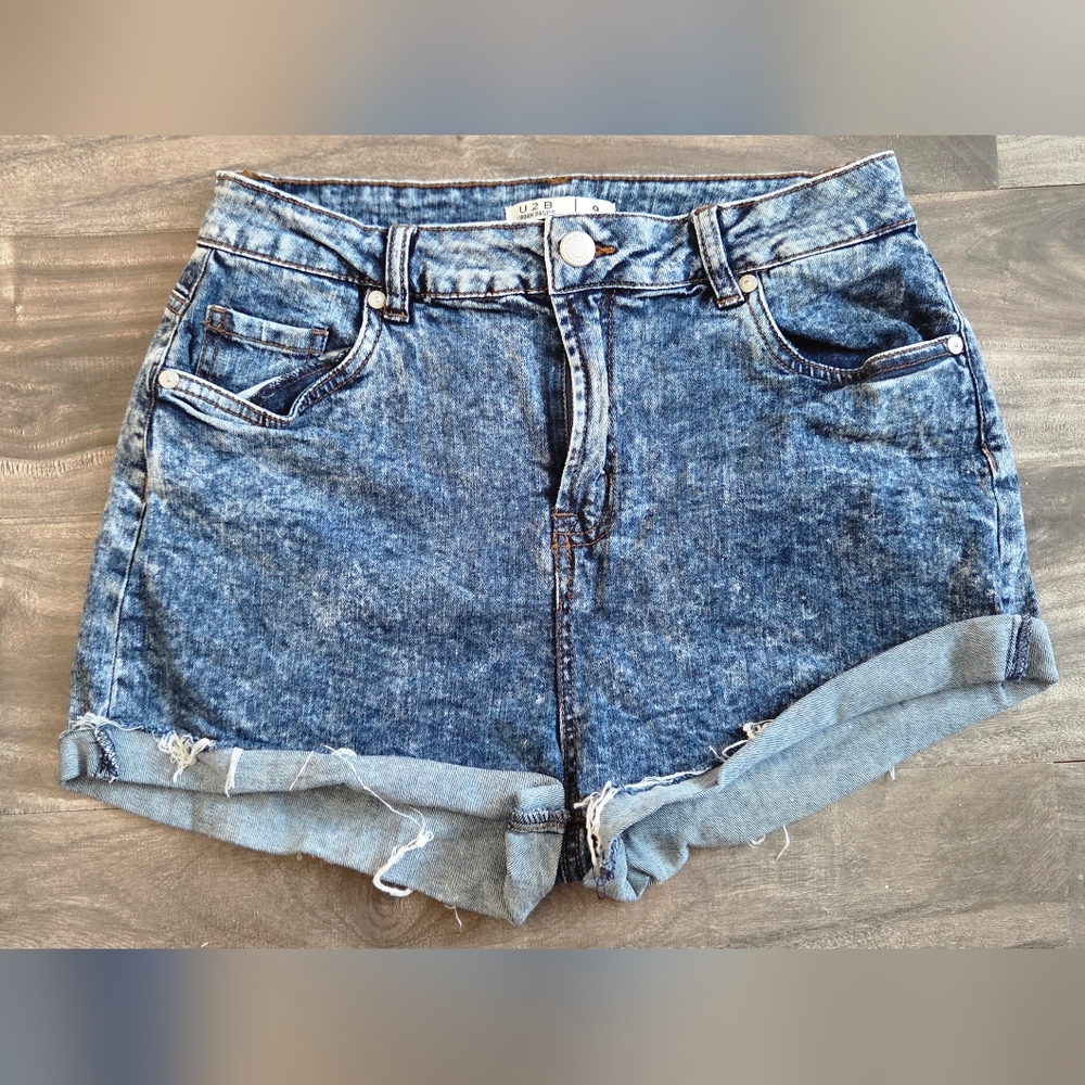 Denim Blue Jean Shorts for Women